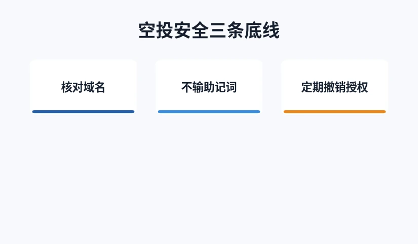 本：空投参与安全提示示意图